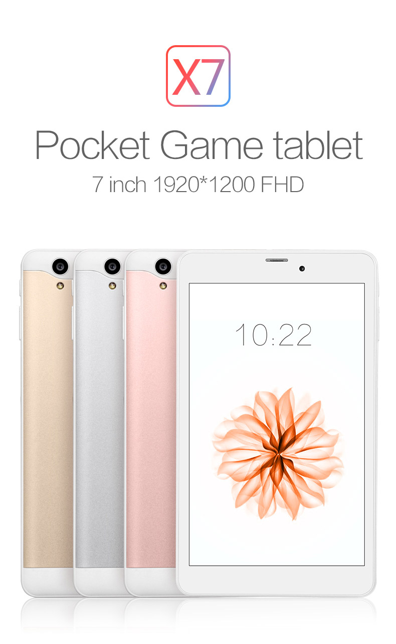 VOYO X7 3G Phablet 7" Android 5.0 MTK6582 Quad Core 1.3GHz 2GB RAM 32GB ROM Dual Cameras - Silver