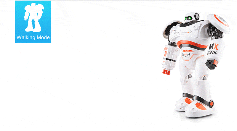 JJRC R1 Defender Files Programmable Remote Control Intelligent RC Robot - Orange