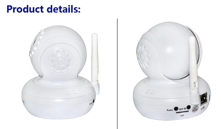 Wanscam HW0021 IP Camera WiFi 720P HD P2P 1.0MP Onvif 2.1 Built-in IR Cut Night Vision Security Camera -Black