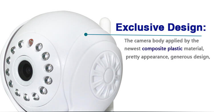 Wanscam HW0021 IP Camera WiFi 720P HD P2P 1.0MP Onvif 2.1 Built-in IR Cut Night Vision Security Camera -Black