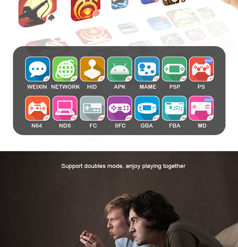 Handjoy nPRO Bluetooth 4.0 Wireless Gamepad for Android/IOS Smartphone/PC - Black