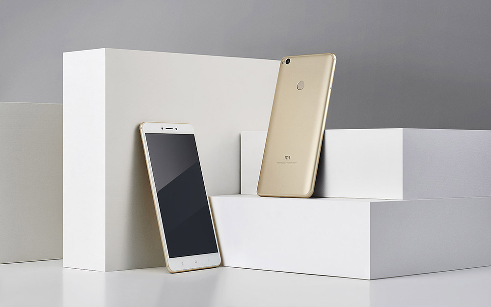[HK Stock][Official Global Version]Xiaomi Mi Max S 6.44 Inch  5300mAh Smartphone FHD 4GB 64GB Snapdragon 625 Octa Core 12.0MP Cam Android 7.1 Metal Body QC3.0 IR Remote Control - Gold