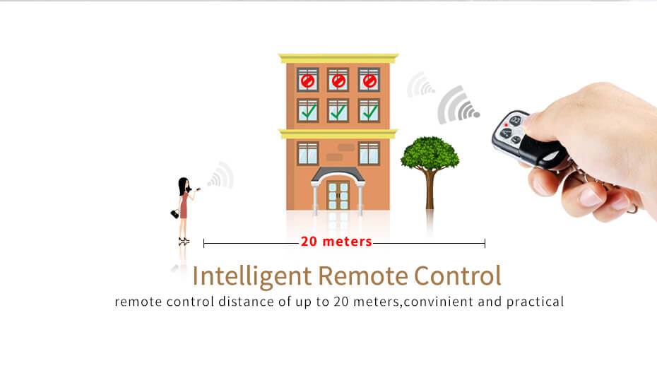 FUNRY 1R Touch Switch Wireless Panel Remote Control Light Controller -Gold