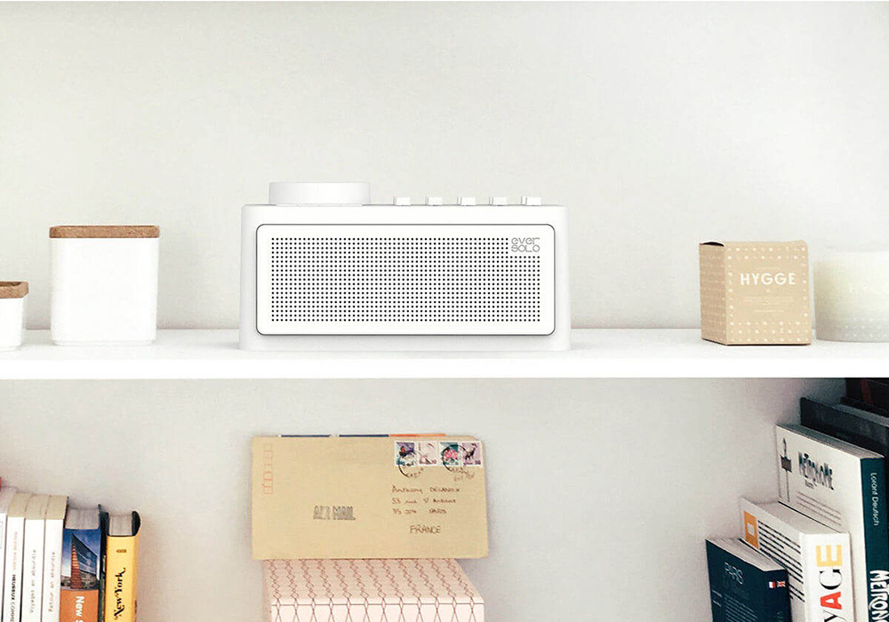 Zidoo Eversolo Sleep Therapy Sound Machine White Noise Generator for Sleep Wireless Speaker - White
