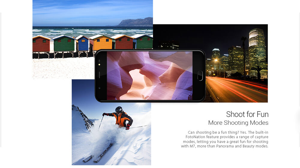 [HK Stock]Leagoo M7 5.5 Inch HD Screen Smartphone Dual Rear Camera 16GB 8MP Cam MTK6580A Quad Core Android 7.0 Touch ID Quick Charge Dual LED Flash - Red
