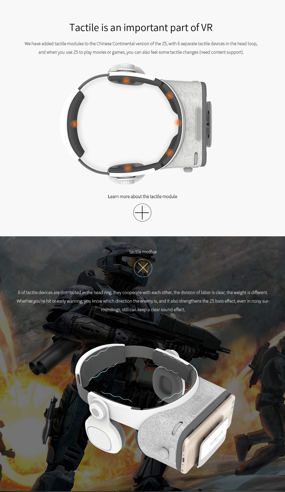 BOBOVR Z5 3D VR Headset with Daydream Gamepad FOV120 IPD Focus Adjustable