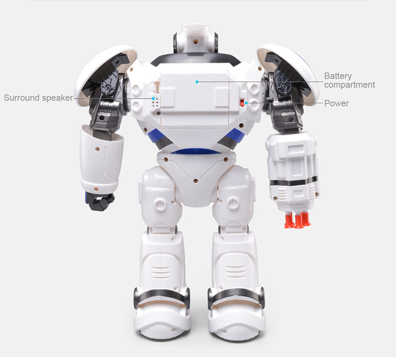 JJRC R1 Defender Files Programmable Remote Control Intelligent RC Robot - Blue