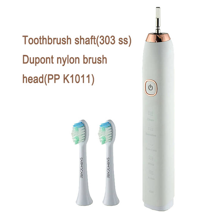 SARMOCARE S100 Ultrasonic Electric Toothbrush 5 Models Wireless Rechargeable IPX7 Waterproof LED Indicator -White