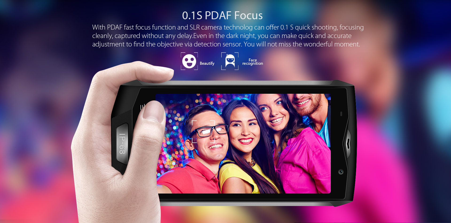 [HK Stock]Blackview BV8000 Pro 5.0 Inch 4G LTE Smartphone Waterproof IP68 FHD Screen 6GB 64GB MTK6757 Octa-core 16.0MP Cam Android 7.0 4180mAh NFC OTG Touch ID - Silver