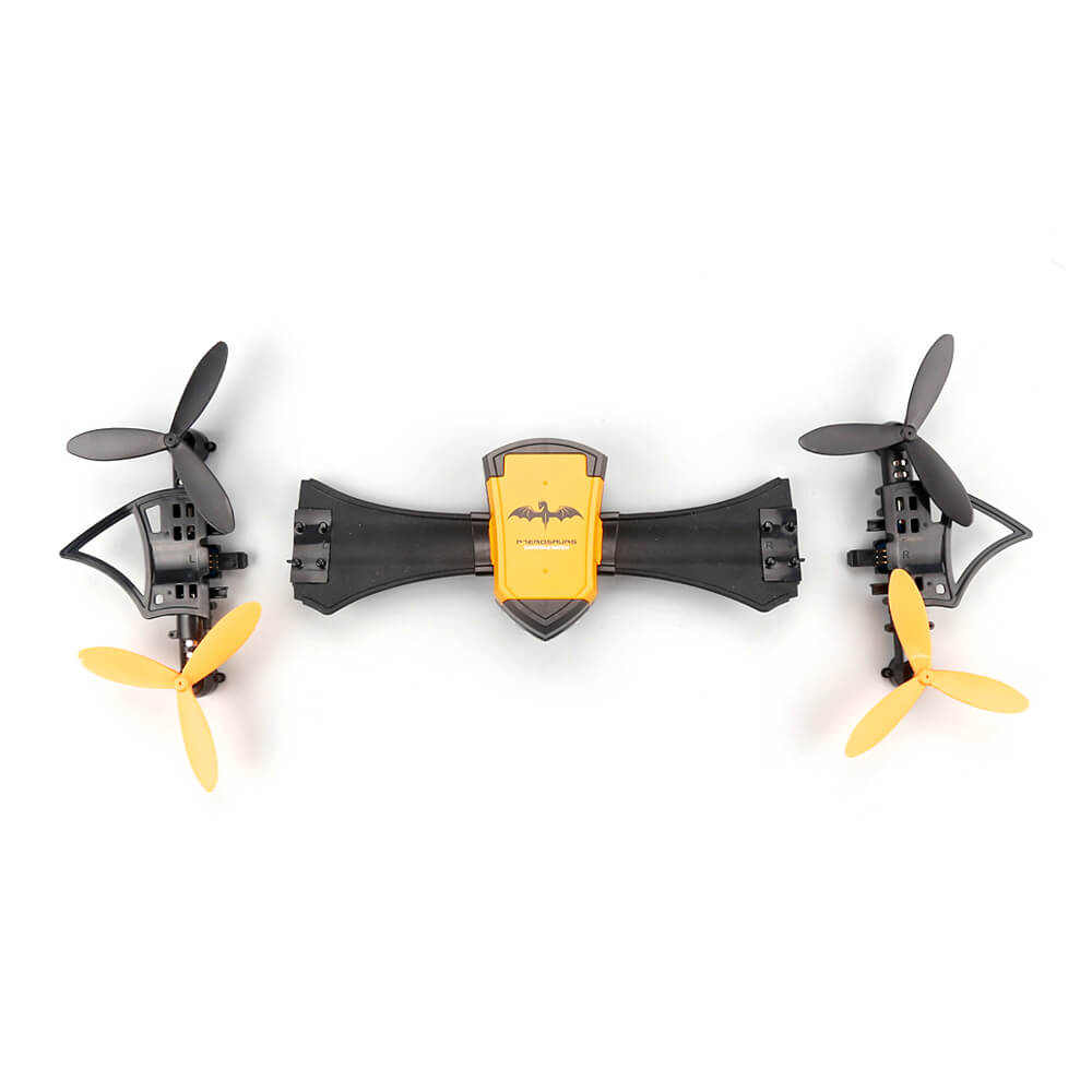 Cheerson CX-70 BAT Drone WIFI FPV with Wearable Wrist Watch Altitude Hold Mode RC Quadcopter RTF - Yellow and Black