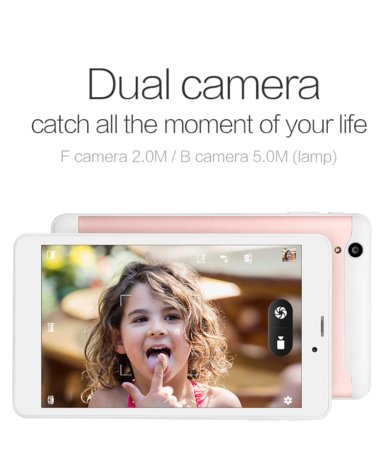 VOYO X7 3G Phablet 7" Android 5.0 MTK6582 Quad Core 1.3GHz 2GB RAM 32GB ROM Dual Cameras - Silver