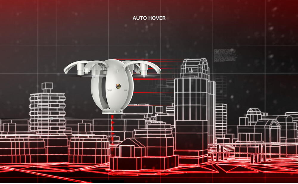 KaiDeng Alpha K130 Mini WIFI FPV Folding Arm RC Quadcopter with HD Camera One-key Transformation Altitude Hold Mode BNF - White