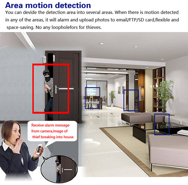 Wanscam HW0021 IP Camera WiFi 720P HD P2P 1.0MP Onvif 2.1 Built-in IR Cut Night Vision Security Camera -Black