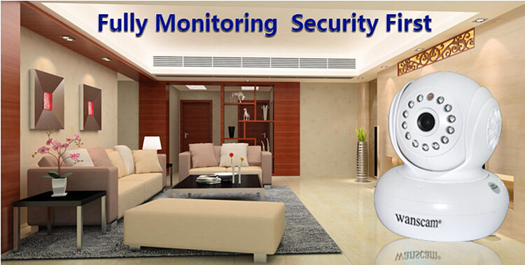 Wanscam HW0021 IP Camera WiFi 720P HD P2P 1.0MP Onvif 2.1 Built-in IR Cut Night Vision Security Camera -Black