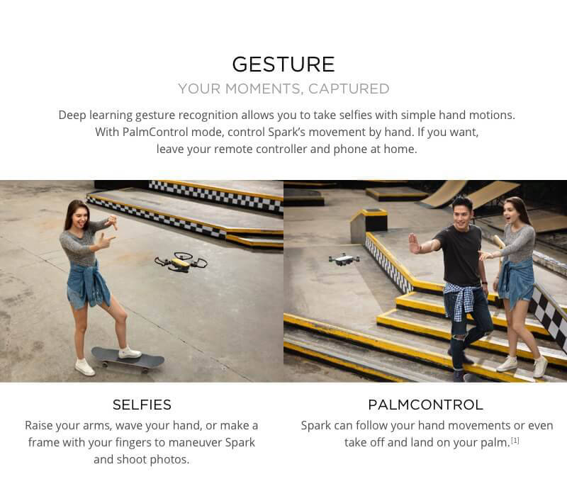DJI Spark Fly More Combo Selfie Drone WiFi FPV 12MP Camera GPS GLONASS RC Quadcopter RTF - Lava Red
