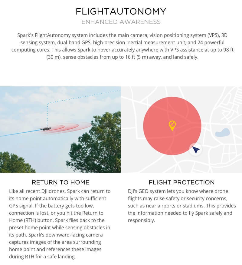 DJI Spark Fly More Combo Selfie Drone WiFi FPV 12MP Camera GPS GLONASS RC Quadcopter RTF - Lava Red