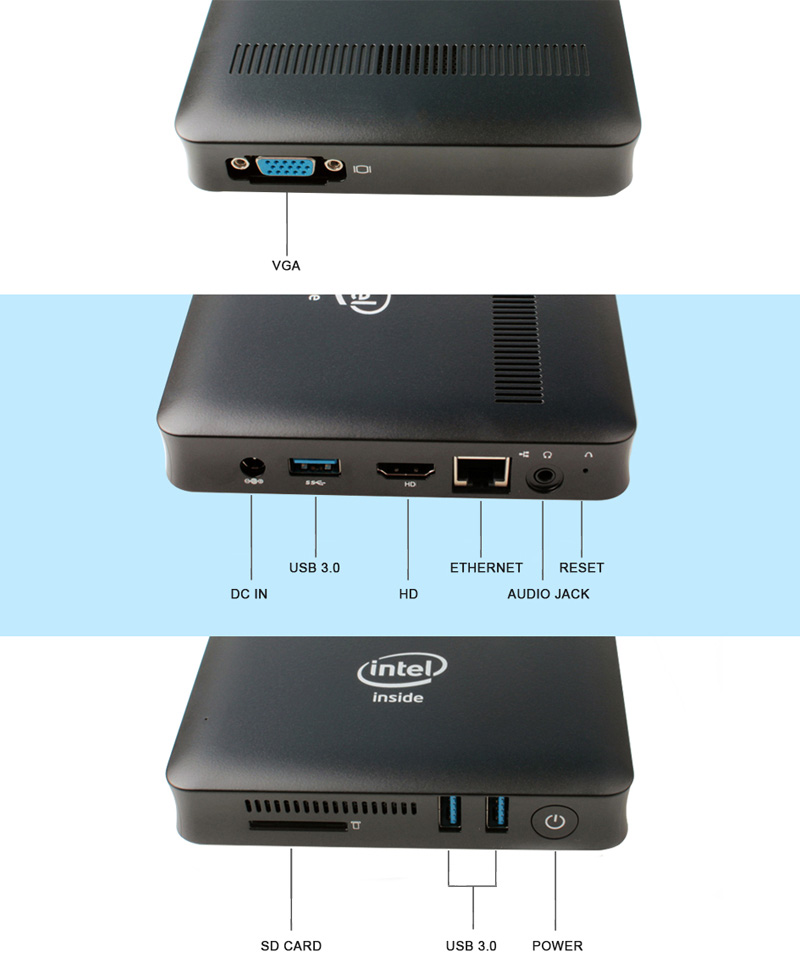 EC DREAM A7 Mini Windiows PC Apollo Lake N3450 4GB/64GB ac WIFI USB 3.0 4G