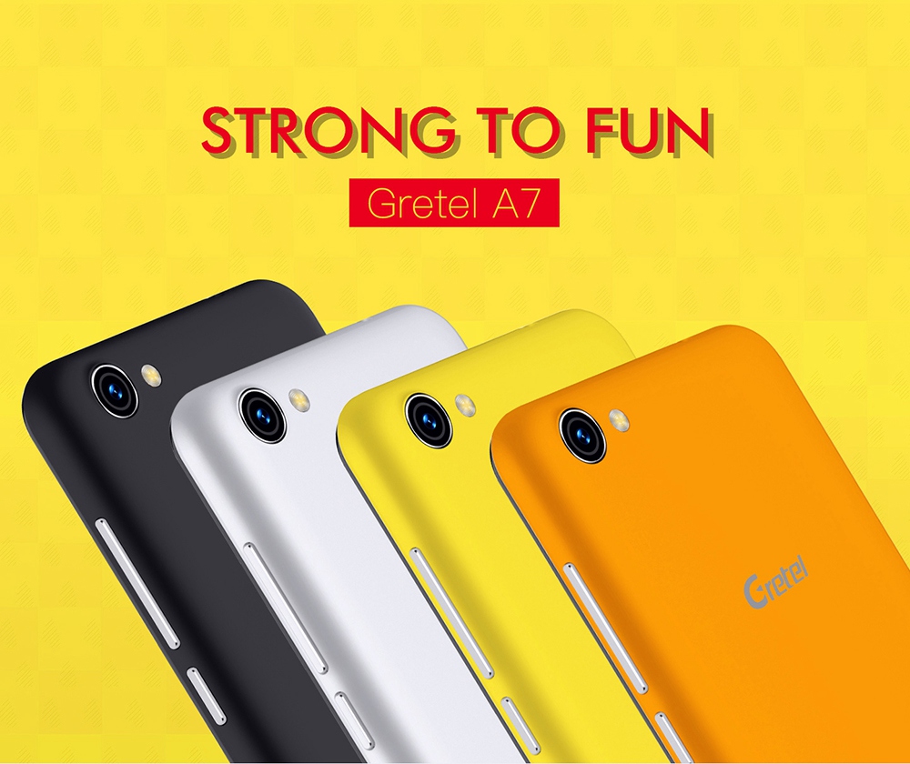[HK Stock]Gretel A7 4.7 Inch Smartphone Corning Gorilla Glass Screen MT6580A Quad Core Android 6.0 16GB ROM 8.0MP Cam 2000mAh - White