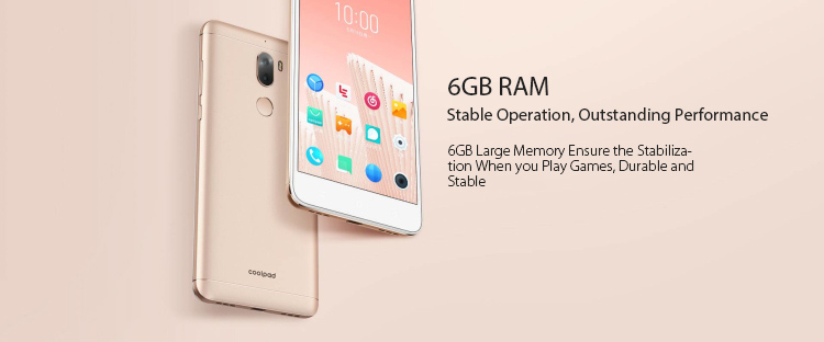 [HK Stock]Coolpad Cool Play 6 5.5 Inch 4G LTE Smartphone Dual 13.0MP Rear Cam FHD Screen 6GB 64GB Snapdragon 653 Android 7.1 4060mAh Fast Charge Type-C - Black