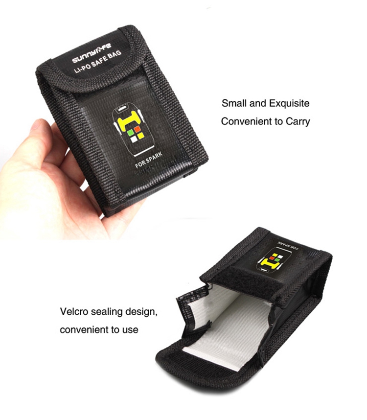 Battery Protective Bag for DJI Spark - Black