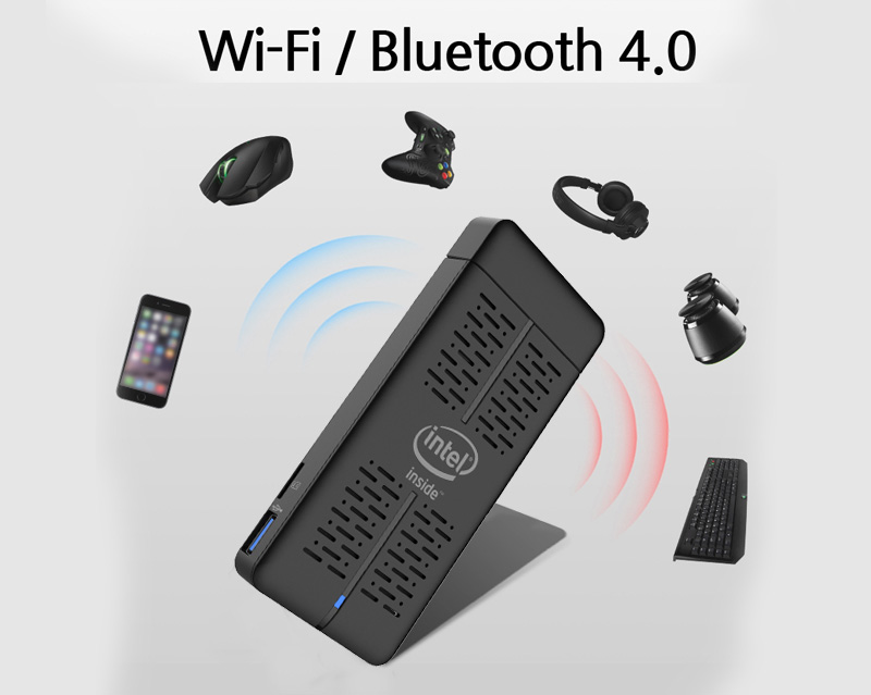 EC DREAM A9 Chocolate Windows TV-Stick Apollo Lake N3450 2GB/32GB USB 3.0 Bluetooth 4.0 WIFI