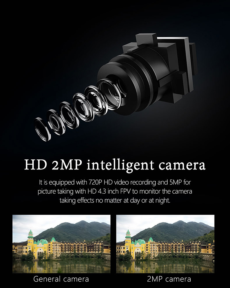 Cheerson CX-23 5.8G FPV GPS OSD Brushless RC Quadcopter With HD 720P Camera RTF - Black