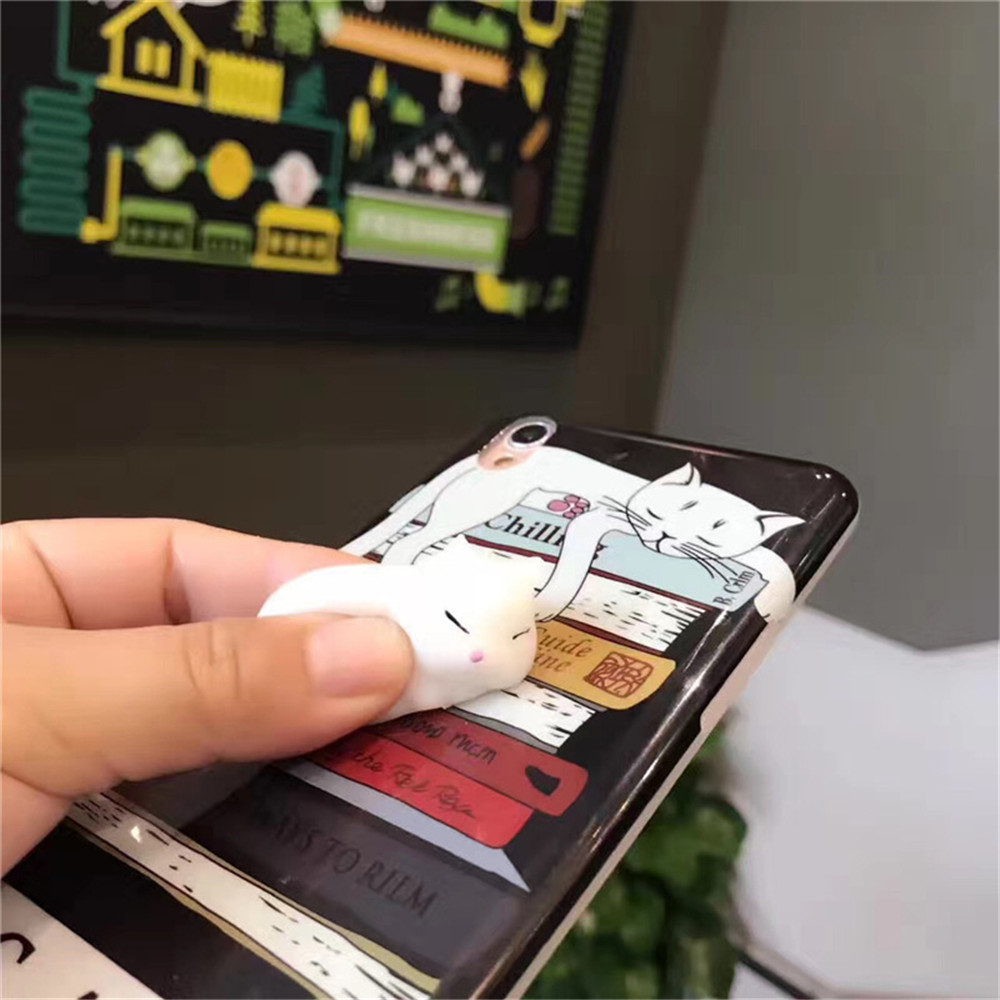 3D Sleepy Cat Silicone Case TPU Case For iPhone 6 /6S