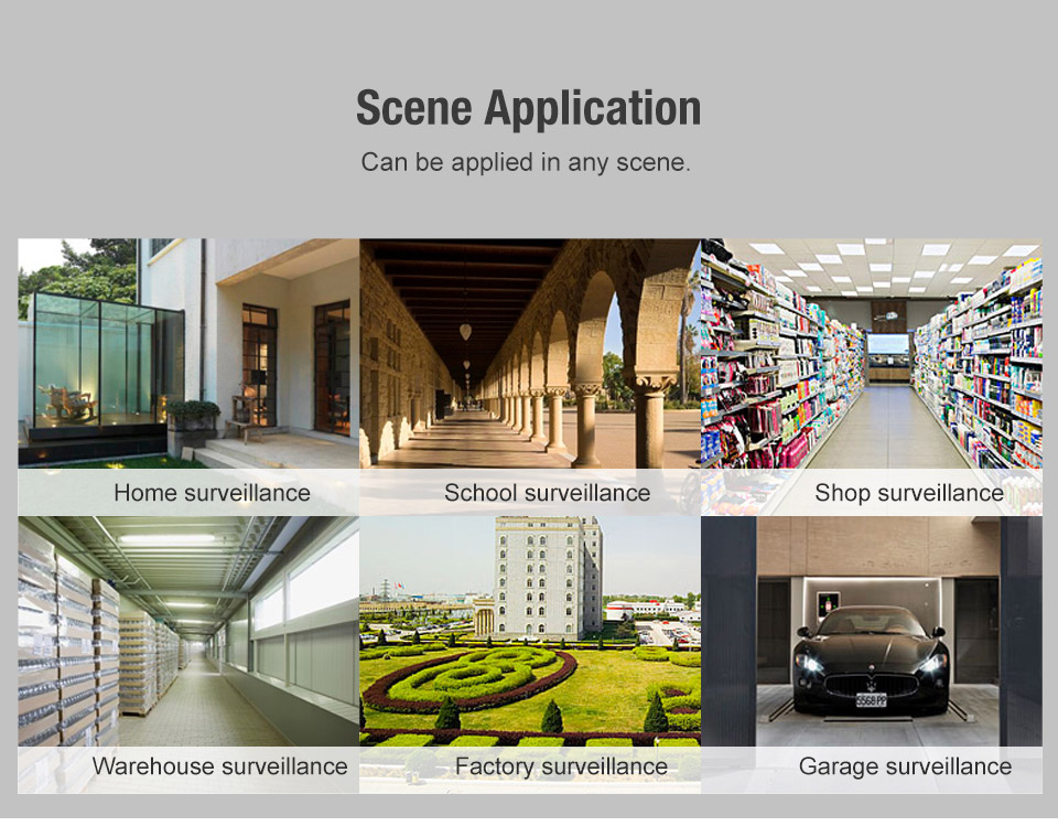 VStarcam C16S Outdoor IP Camera 2.0MP H.264 Waterproof IP67 Wireless Motion Detection Built-in IR-cut Night Vision Security Camera -White