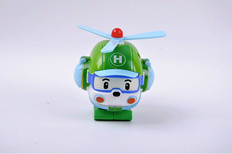 4PCS/Set Korea Robot Plastic Transformation Toys Gifs for Kids