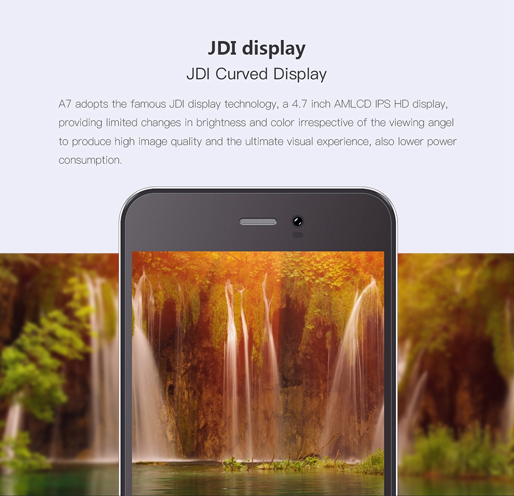 [HK Stock]Gretel A7 4.7 Inch Smartphone Corning Gorilla Glass Screen MT6580A Quad Core Android 6.0 16GB ROM 8.0MP Cam 2000mAh - Red