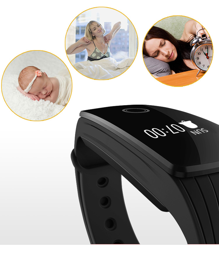 Makibes V05C Smart Bracelet Bluetooth IP67 Water Resistant Activity Sports Tracker Heart Rate Monitor Compatible With Android iOS - Blue