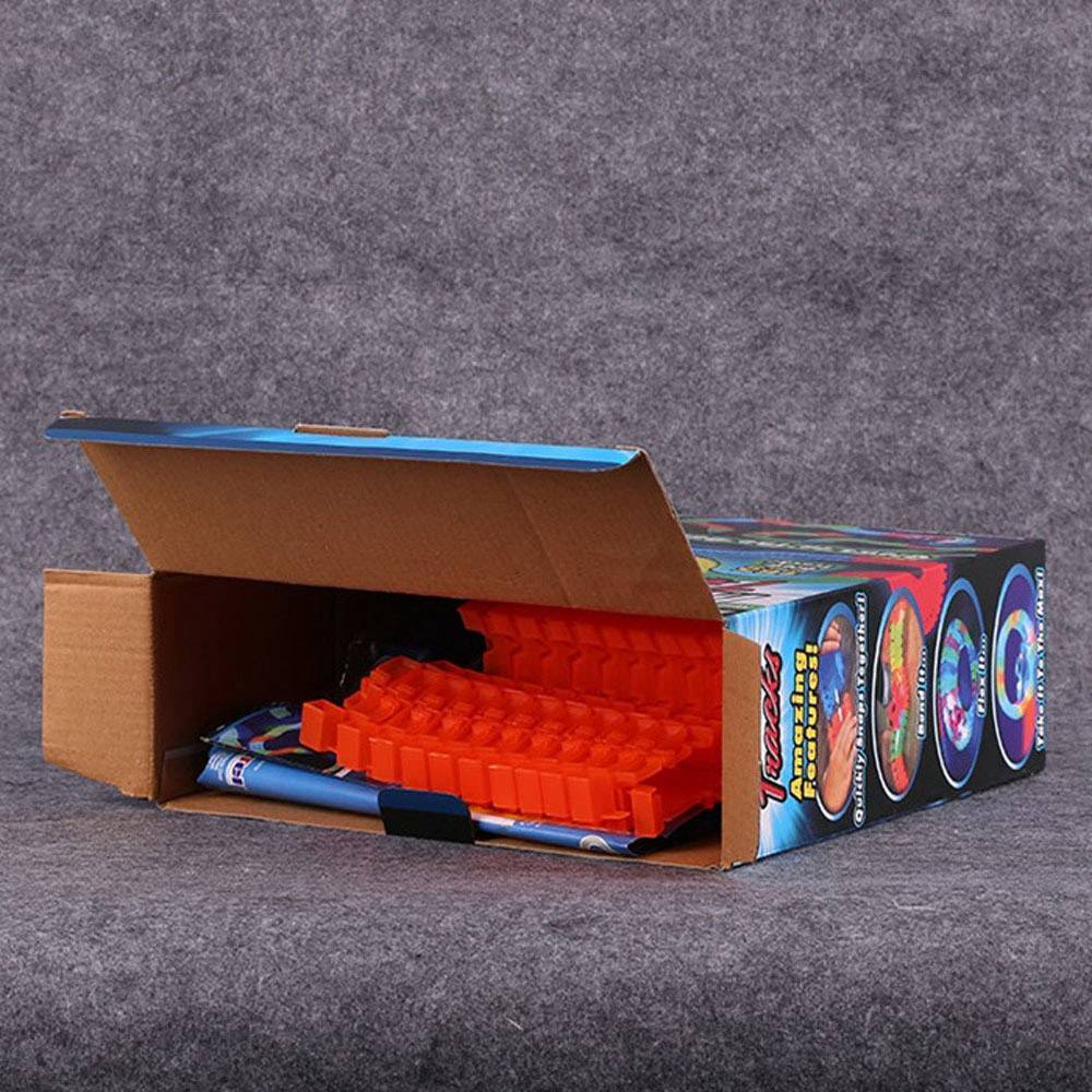 Magic Tracks Led Racing Car Assembly Toy 220pcs Race Track + 1pc LED Car