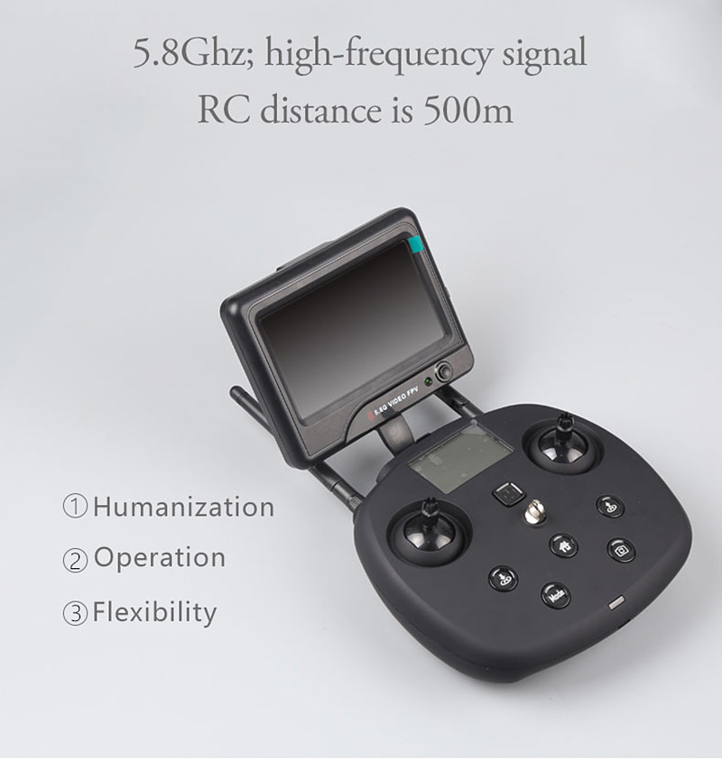 Cheerson CX-23 5.8G FPV GPS OSD Brushless RC Quadcopter With HD 720P Camera RTF - Black