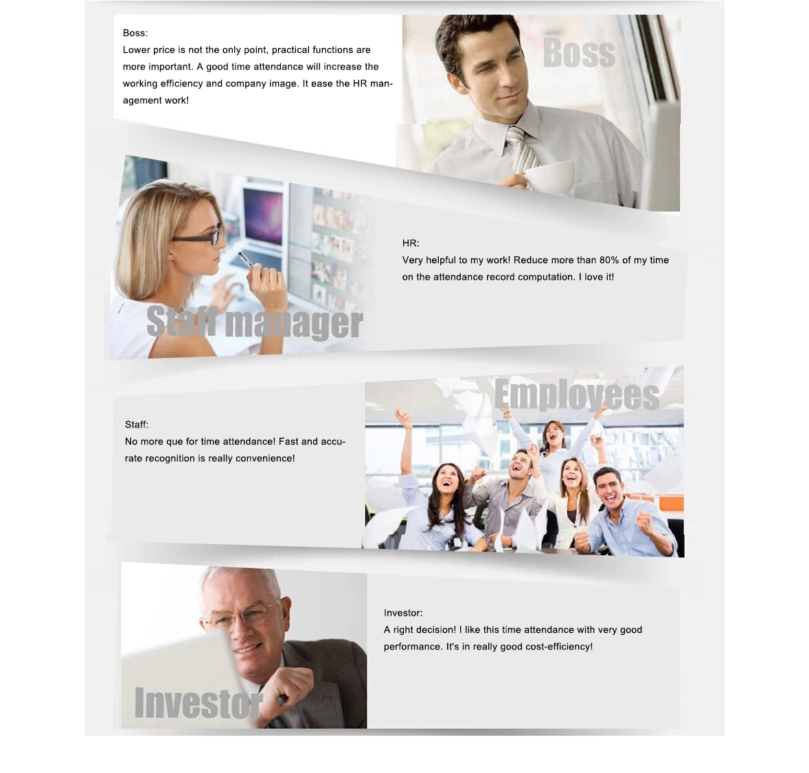 Danmini A302 Biometric Fingerprint Attendance Facial Recognition TFT Clock Time Recorder -Black