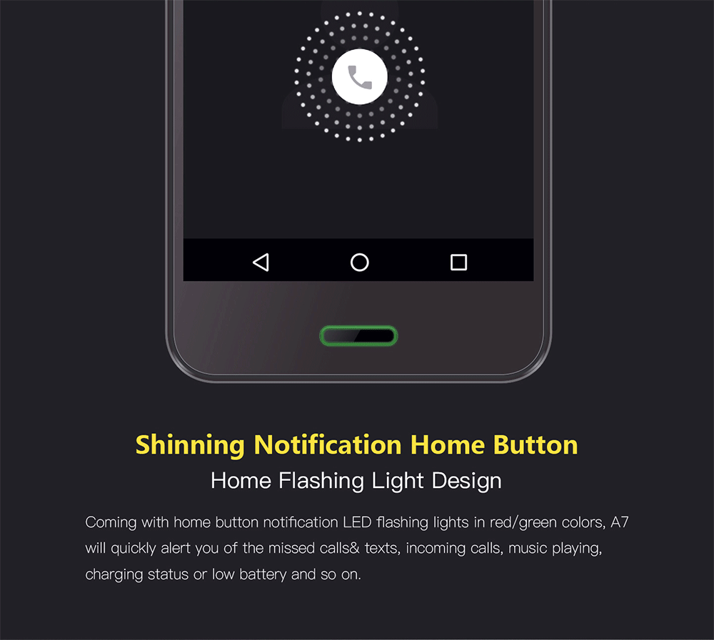 [HK Stock]Gretel A7 4.7 Inch Smartphone Corning Gorilla Glass Screen MT6580A Quad Core Android 6.0 16GB ROM 8.0MP Cam 2000mAh - Black