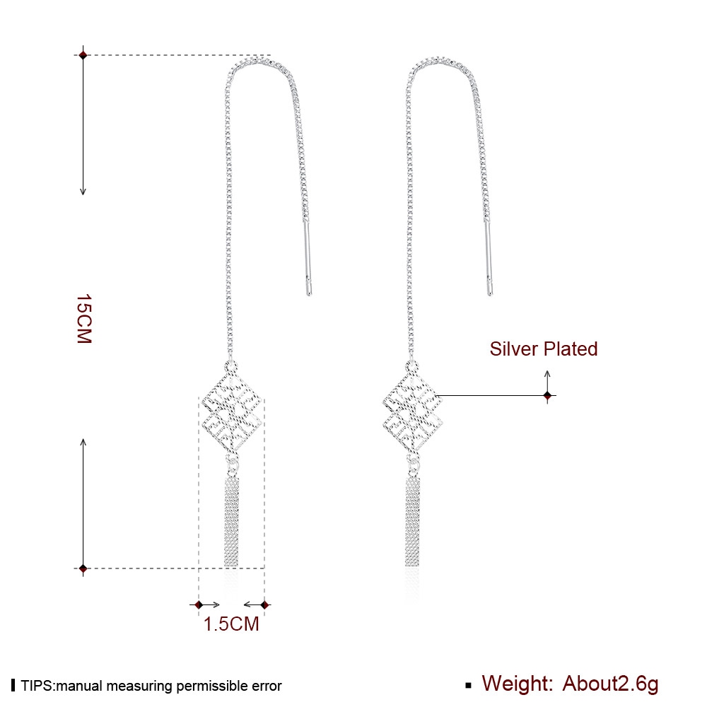 LKNSPCE911 Silver Plated Earrings