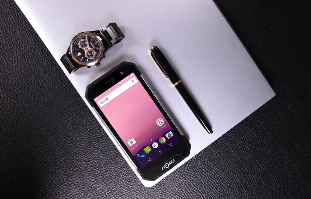 [HK Stock]Nomu S30 Mini IP68 Waterproof 4.7 Inch Corning Gorilla Glass Screen 3GB RAM 32GB ROM 8.0MP Cam MTK6737T Quad Core Android 7.0 Smartphone Quick Charge - Silver
