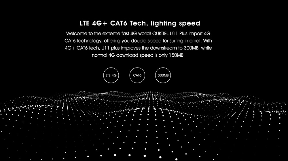 [HK Stock]Oukitel U11 Plus 5.7 Inch Smartphone FHD Screen 4GB RAM 64GB ROM MT6750T Octa Core 13.0MP Cam Android 7.0 Touch ID 3700mAh - Blue