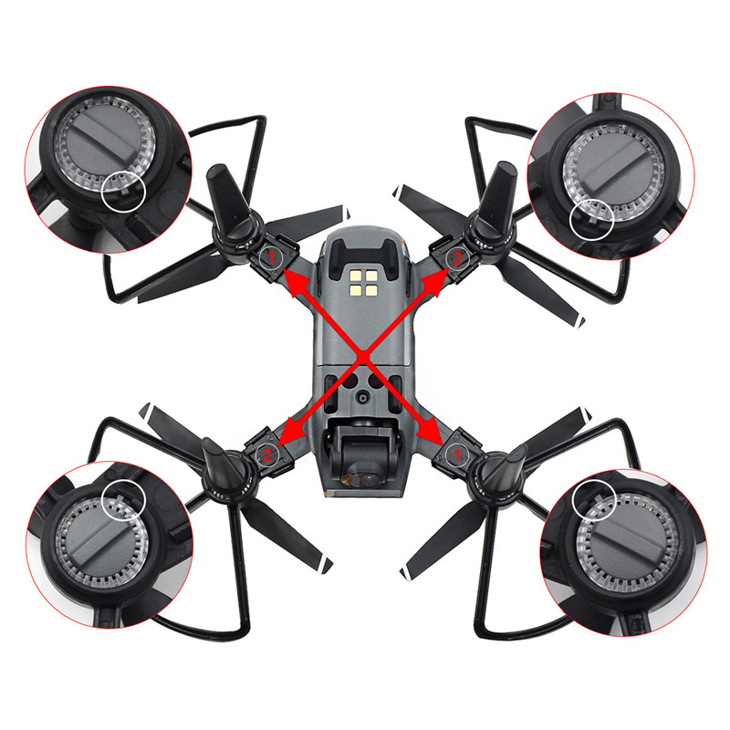Landing Gear Cover Set for DJI Spark Black