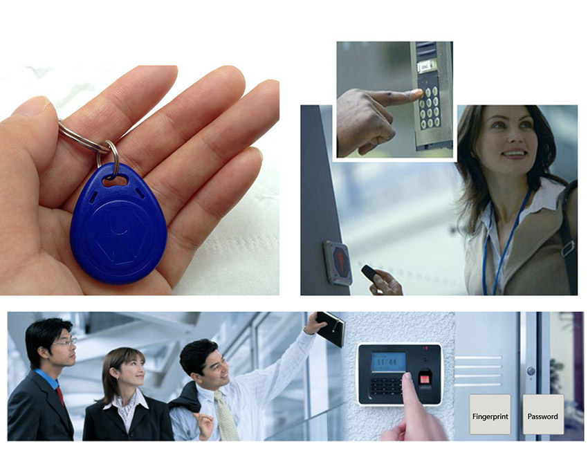 Danmini MJPT015 Electric Door Lock RFID Access Control ID Card Password Rechargeable System