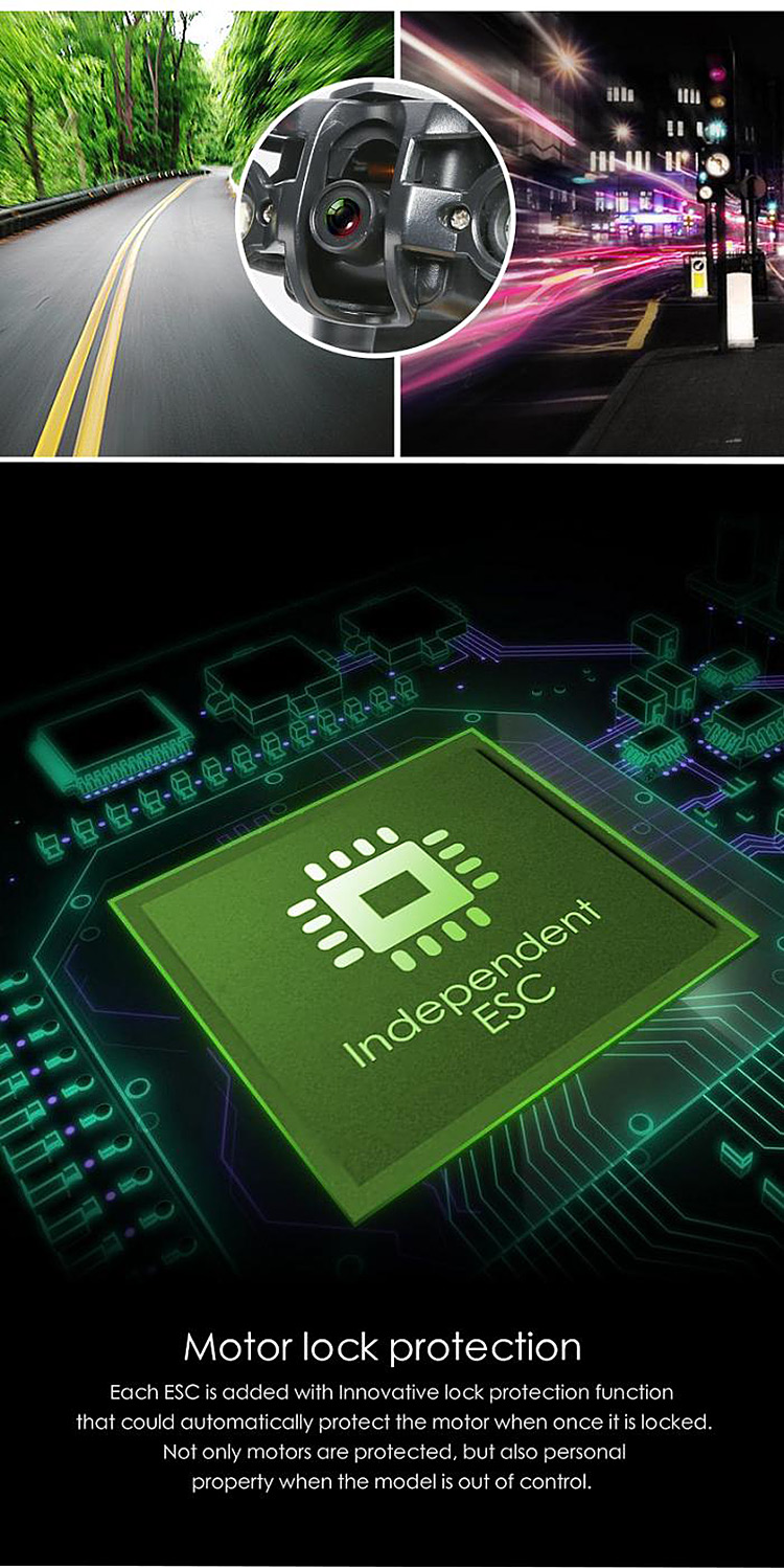 MJX Bugs 6 Brushless Racing Quadcopter with 3D Flip & Rolls Mode RTF Standard Version - Black