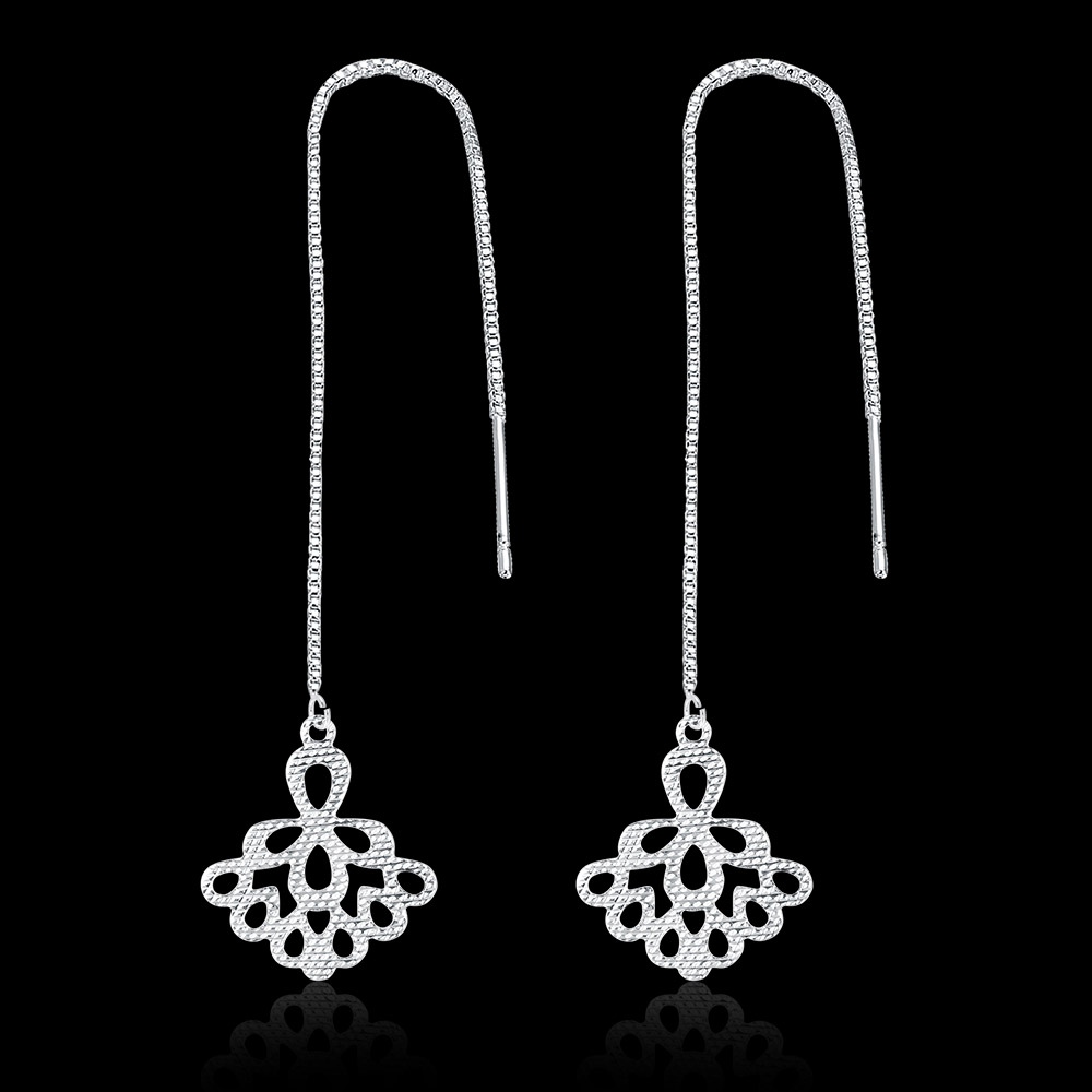 LKNSPCE918 Silver Plated Earrings