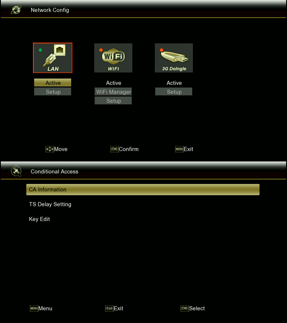 Freesat V8 Golden Full HD DVB-S2+T2+Cable 1080P TV Box Satellite Receiver Support Full Speed USB 3G Dongle Youtube via Wifi Dongle