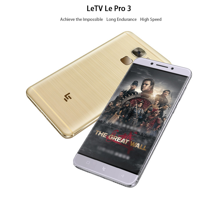 [HK Stock]LeEco LeTV Le Pro 3 Elite X722 5.5 Inch Smartphone 2.5D FHD Screen 4GB 32GB Snapdragon 820 Quad Core NFC VoLTE Fast charge - Gold