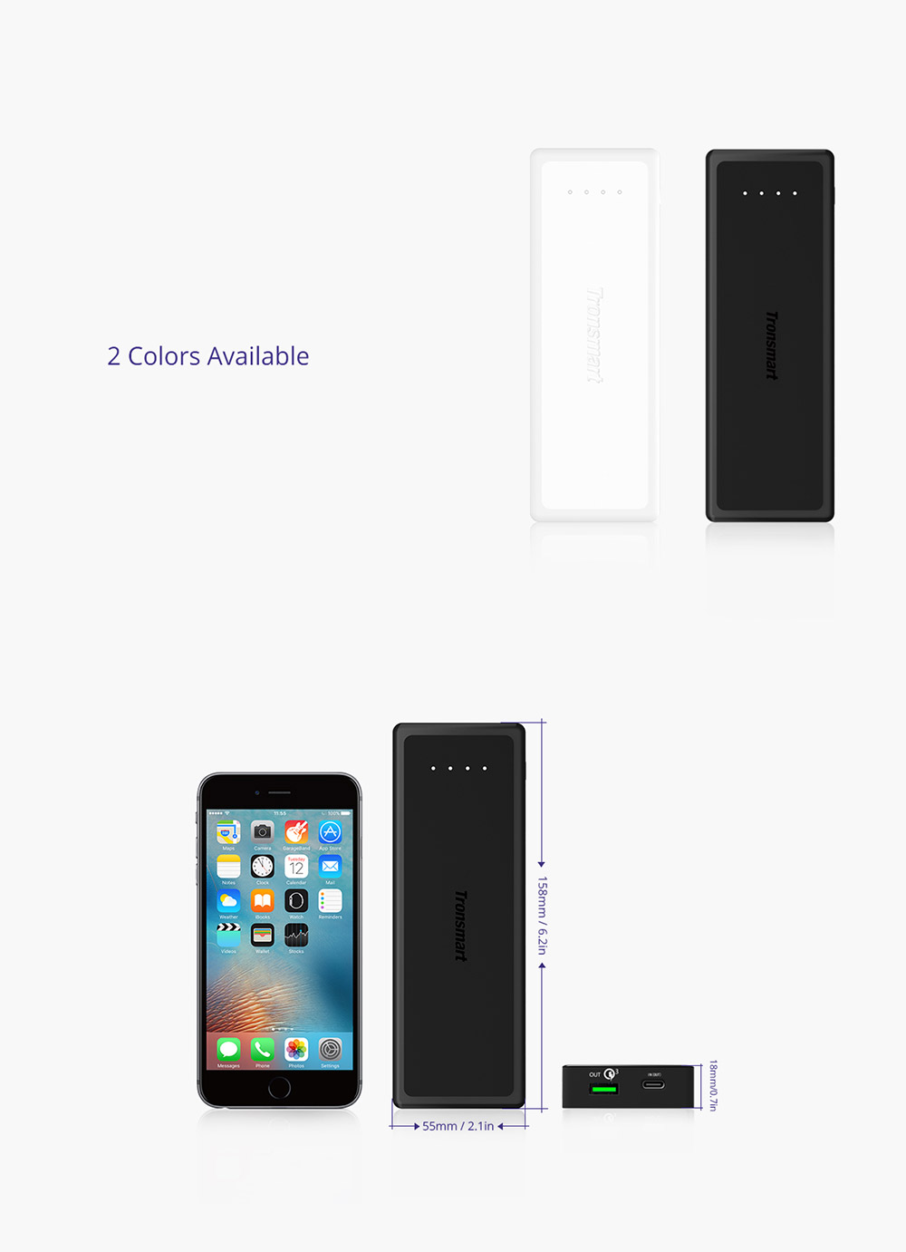 Tronsmart PBT12 12000mAh Power Bank