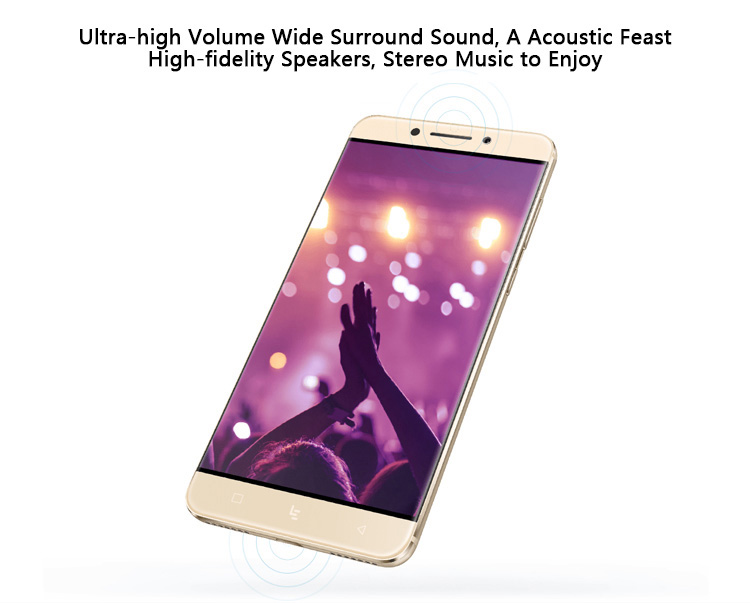 [HK Stock]LeEco LeTV Le Pro 3 Elite X722 5.5 Inch Smartphone 2.5D FHD Screen 4GB 32GB Snapdragon 820 Quad Core NFC VoLTE Fast charge - Gold