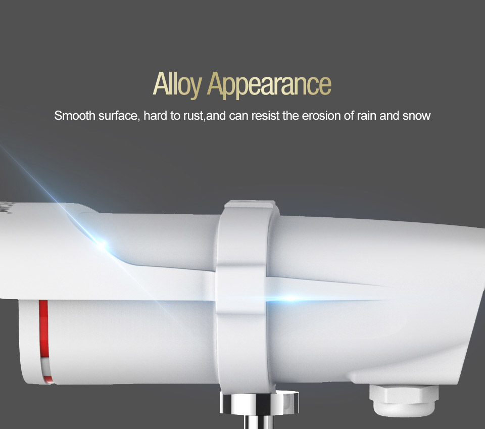 VStarcam C16S Outdoor IP Camera 2.0MP H.264 Waterproof IP67 Wireless Motion Detection Built-in IR-cut Night Vision Security Camera -White