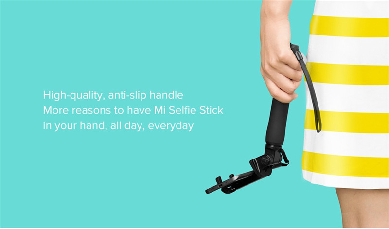 Original Xiaomi Wired Selfie Stick 70cm Foldable Bracket Monopod With 3.5mm Audio Cable - Black