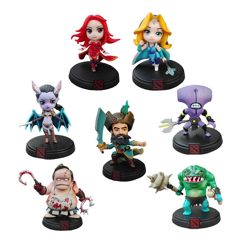 environ 7.62 cm avec 1 Accessoires Dota 2 PVC Figure sans visage Vide Neuf 2013 3 in