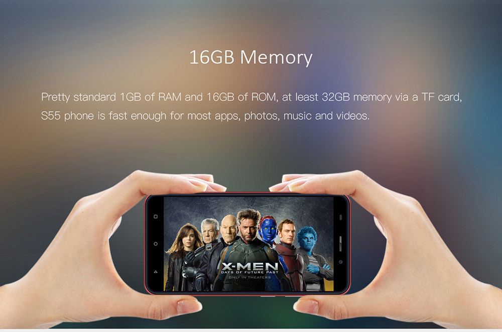 [HK Stock]Gretel S55 5.5 Inch HD Screen Smartphone Dual Rear Camera 16GB 8.0MP Cam MT6580A Quad Core Android 7.0 Touch ID 2600mAh - Gold